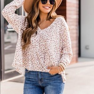 Pink Lily Blouse NWOT